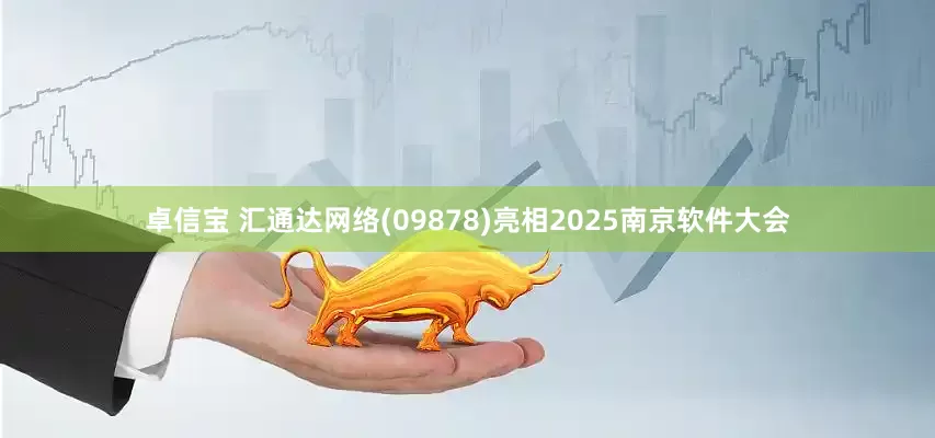 卓信宝 汇通达网络(09878)亮相2025南京软件大会