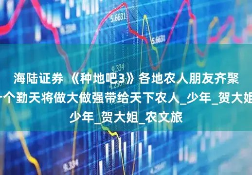 海陆证券 《种地吧3》各地农人朋友齐聚爱侬日十个勤天将做大做强带给天下农人_少年_贺大姐_农文旅