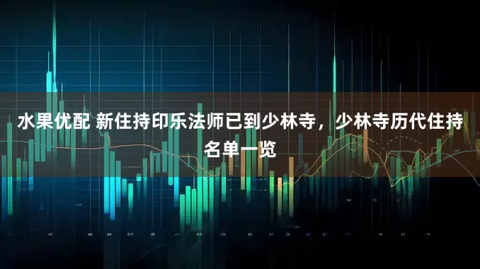 水果优配 新住持印乐法师已到少林寺，少林寺历代住持名单一览