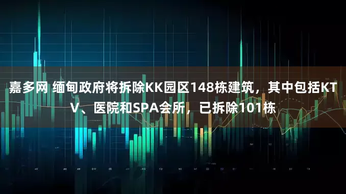 嘉多网 缅甸政府将拆除KK园区148栋建筑，其中包括KTV、医院和SPA会所，已拆除101栋